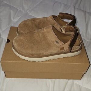 UGG W Goldenstar Clog Size 10 Chestnut Like New